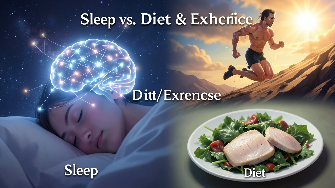Comparing Sleep with Diet and Exercise